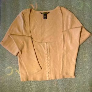 NBW  Pink Victoria Secret Size Large Crop Sweater